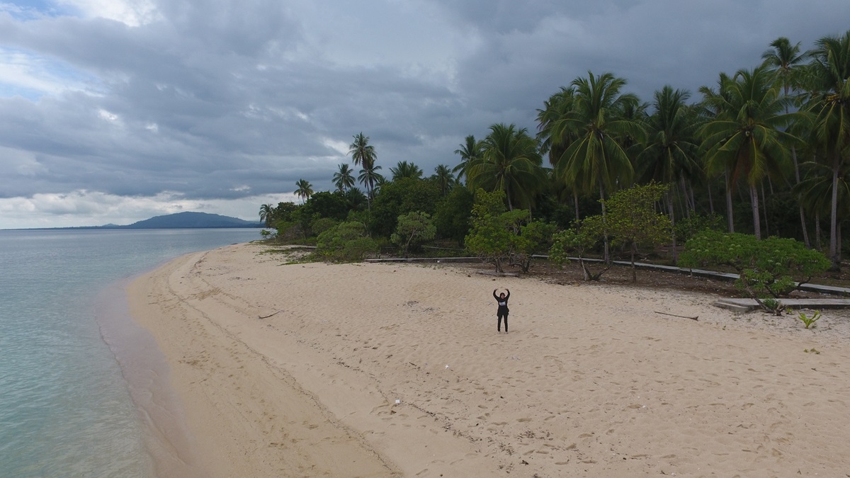 Eksotisme Pantai Kampa di Konkep yang Berpasir Putih